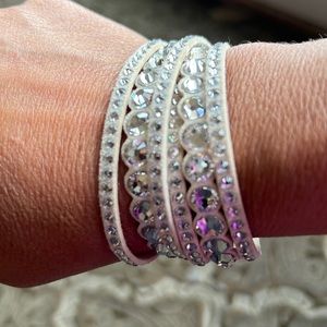 Swarovski double wrap bracelet